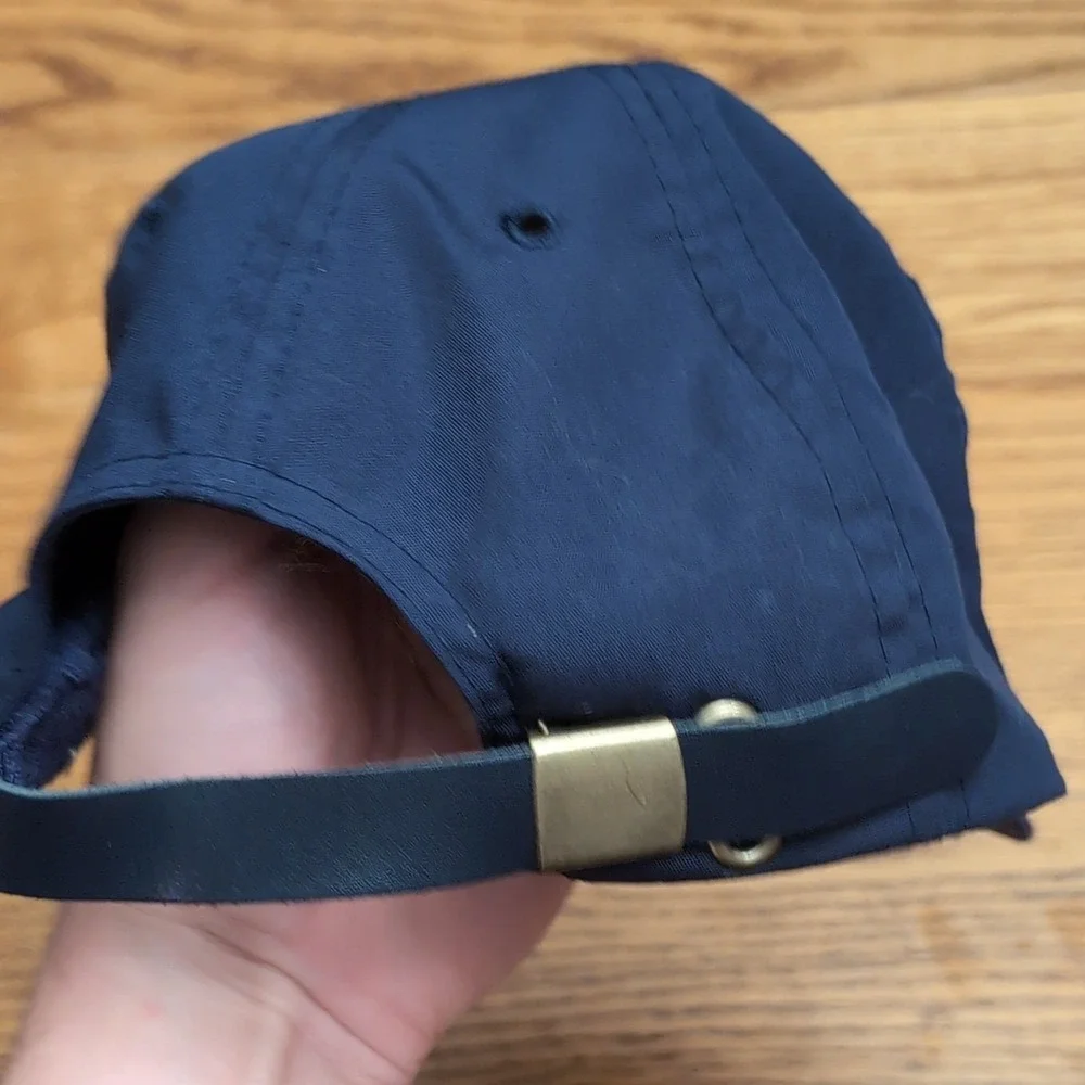 Vintage FBI Baseball Hat Navy Blue One Size Strapback Rope Cap